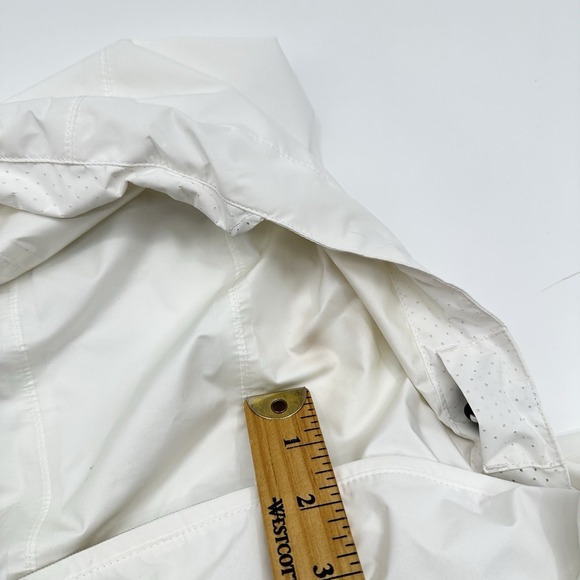 Zero Restriction Womens Medium Olivia Hooded Golf Jacket Rain Waterproof White - Picture 12 of 12